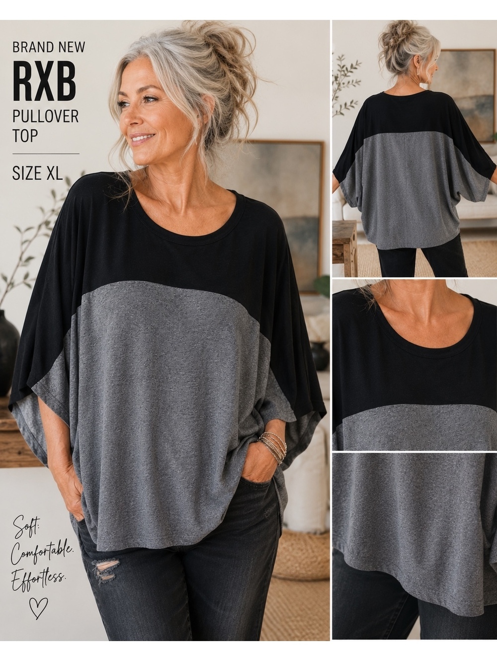 Brand New RXB Pullover Top XL